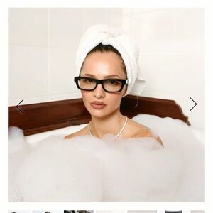 Heaven Mayhem Sloane Black Clear Lens Glasses